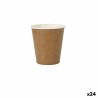 Set de Vasos Algon Desechables papel kraft 20 Piezas 120 ml (24 Unidades)