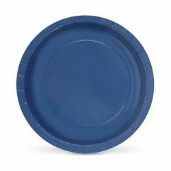 Set de Platos Algon Desechables Cartón Azul 10 Piezas 23 x 23 x 1,5 cm (36 Unidades)