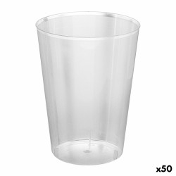 Set of reusable glasses Algon Cider Transparent 4 Pieces 480 ml (50 Units)