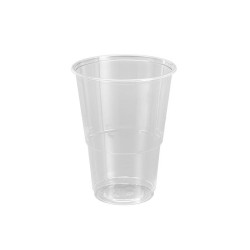 Lot de verres réutilisables Algon Plastique Transparent 50 Pièces 330 ml (12 Unités)