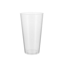 Set de vasos reutilizables Algon Plástico Transparente 10 Piezas 450 ml (32 unidades)