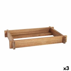 Soporte Viejo Valle Acacia 53 x 16,2 x 4 cm (3 Unidades)