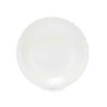 Deep Plate White Glass 21,5 x 3 x 21,5 cm (24 Units)