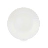 Plato de Postre Blanco Vidrio 19 x 2 x 19 cm (24 Unidades)