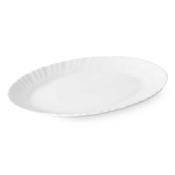 Plat à Gratin Blanc verre 30,5 x 2,5 x 23,5 cm (24 Unités)