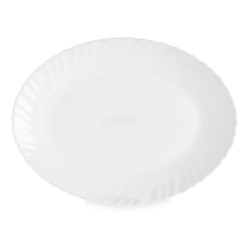 Fuente de Cocina Blanco Vidrio 30,5 x 2,5 x 23,5 cm (24 Unidades)