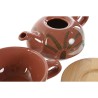 Teapot Home ESPRIT White Beige Terracotta Light Pink Dolomite 750 ml (2 Units)