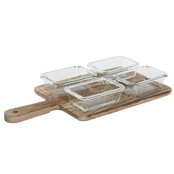 Snack tray La Mediterránea Anllo Oval 25 x 15 x 2,2 cm (18 Units)