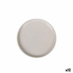 Snack tray La Mediterránea Ivory Circular Ø 25 x 2,6 cm (12 Units)