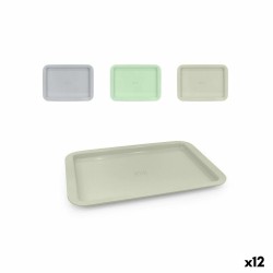 Bandeja de desayuno Quttin Metal 38 x 27 x 2 cm (12 Unidades)