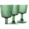 Set of cups Home ESPRIT Green Crystal 285 ml (6 Units)