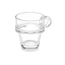 Tasse Transparent verre 90 ml (6 Unités)