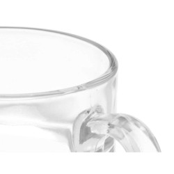 Cup Transparent Glass 90 ml (6 Units)