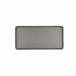 Plateau apéritif Bidasoa Gio Noir Plastique 24 x 11,5 cm (12 Unités)