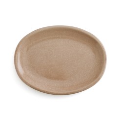 Plat à Gratin Anaflor Vulcano Beige Céramique 33 x 25 cm (9 Unités)