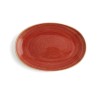 Snack tray Ariane Terra Red Ceramic Ø 26 cm (12 Units)