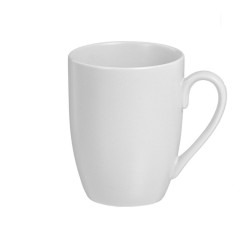 Juego de 6 Tazas Caison Blanco Porcelana 350 ml Acabado en mate