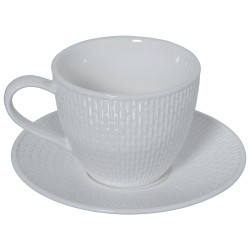 Juego de 6 Tazas de Café Alexandra House Living Porcelana 200 ml