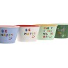 Bowl Home ESPRIT Multicolour Shabby Chic 480 ml 13,2 x 13,2 x 7,5 cm (4 Units)