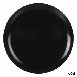 Dessert dish La Mediterránea Melamin Anthracite 20 cm (24 Units)