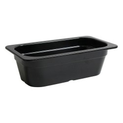 Serving Platter Inde Black 32,5 x 17,6 x 10 cm (3 Units)