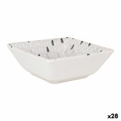 Cuenco La Mediterránea Barroc Porcelana Blanco 13 x 13 x 5 cm (28 Unidades)