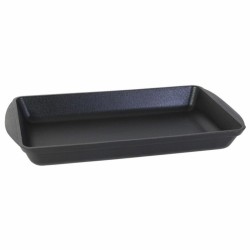 Fuente de Cocina Inde Hierro Fundido Negro 50 x 30 x 6,5 cm (2 Unidades)