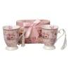 Set of Mugs Romimex Pink Ceramic 300 ml 2 Units