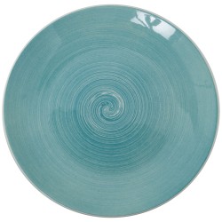 Tableware Alexandra House Living Blue Porcelain 27 x 1 x 27 cm