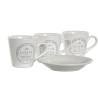 Lot de tasses avec soucoupes DKD Home Decor (Reconditionné A)