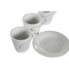 Lot de tasses avec soucoupes DKD Home Decor (Reconditionné A)