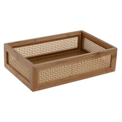 Snack tray Home ESPRIT Natural 26 x 17 x 7 cm