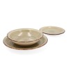 Tableware Quid Vita Natura Green Ceramic 18 Pieces