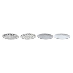 Set de Platos Home ESPRIT Azul Blanco Porcelana 27 x 27 x 2 cm