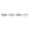 Set de Platos Home ESPRIT Azul Blanco Porcelana 27 x 27 x 2 cm