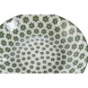 Set de Platos Home ESPRIT Blanco Verde Porcelana 20 x 20 x 4 cm