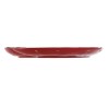 Plato Home ESPRIT Rojo Gres Moderno 32 x 31 x 3,5 cm