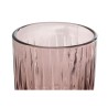 Set de Verres Home ESPRIT Rose Verre 8 x 8 x 14,5 cm (6 Unités)