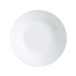 Plato Hondo Luminarc Zelie Blanco Vidrio Ø 20 cm (12 Unidades)