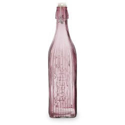 Botella Quid Viba Rosa Vidrio 1 L (12 Unidades)