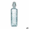 Botella Quid Aire Turquesa Vidrio 1 L (12 Unidades)