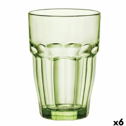 Verre Bormioli Rocco Rock Bar Vert verre 370 ml (6 Unités)