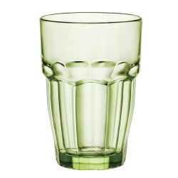 Vaso Bormioli Rocco Rock Bar Verde Vidrio 370 ml (6 Unidades)