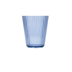 Glass Quid Sunset Azul Blue Plastic 300 ml (12 Units)