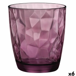 Vaso Bormioli Rocco Diamond Púrpura Vidrio 300 ml (6 Unidades)