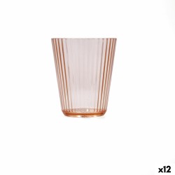 Vaso Quid Sunset Coral Coral Plástico 300 ml (12 Unidades)