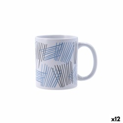 Taza Mug Quid Chicago Blanco 330 ml (12 Unidades)