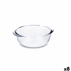 Plat à Gratin Pyrex Airfryer Transparent verre Ø 20 cm 1,1 L (8 Unités)