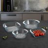 Serving Platter Pyrex Airfryer Transparent Glass Ø 20 cm 1,1 L (8 Units)