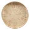 Bandeja de Aperitivos Beige Bambú 35 x 35 x 5 cm Madera MDF